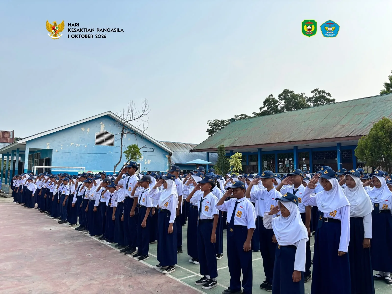 SMP Negeri 4 Palopo Peringati Hari Kesaktian Pancasila, Baso Aslamin: Siswa Perlu Dibekali Nilai-Nilai Pancasila Sejak Dini