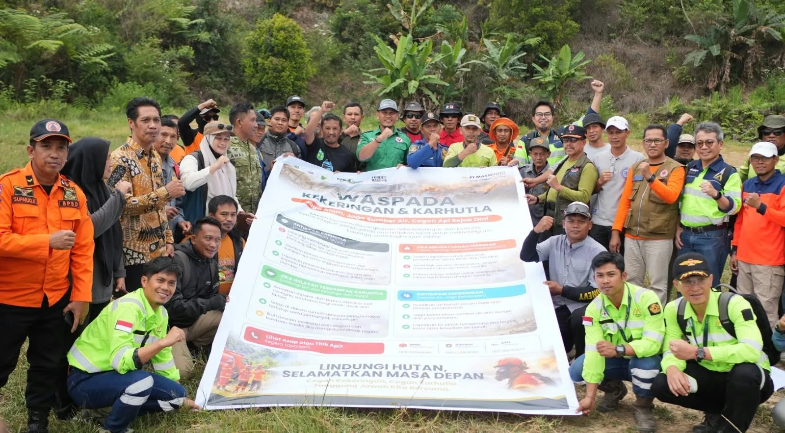 PT MDA dan Pemda Luwu Gelar Simulasi Kesiapsiagaan Kekeringan dan Karhutla di Latimojong