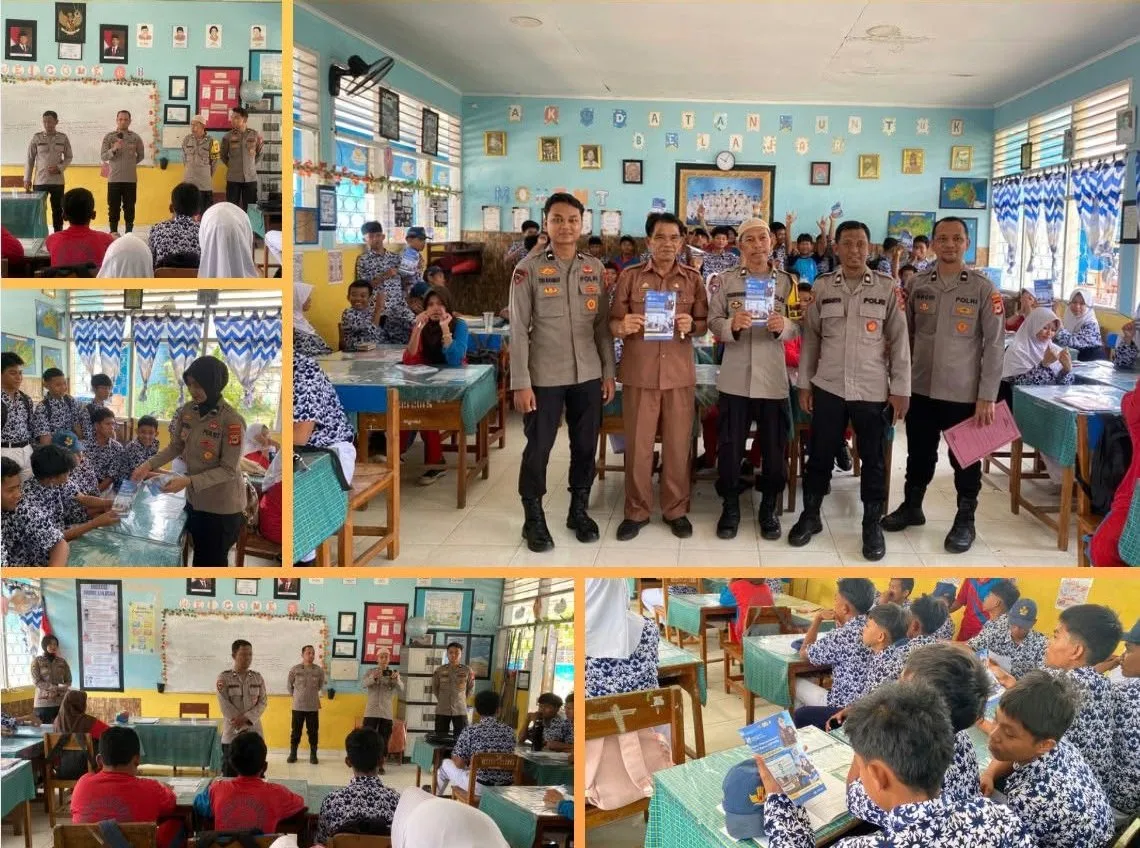 Polres Palopo Sosialisasikan Penerimaan Murid Baru SMA Taruna Kemala Bhayangkara di SMPN 4